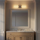Visual Comfort Studio - 4665002CC-962 - Two Light Vanity - Keaton - Brushed Nickel | Brushed Nickel