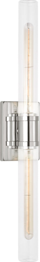 Two Light Vanity<br /><span style="color:#4AB0CE;">Entrega: 4-10 dias en USA</span><br /><span style="color:#4AB0CE;font-size:60%;">PREGUNTE POR ENTREGA EN PANAMA</span><br />Collection: Keaton<br />Finish: Chrome | Chrome