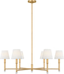 Six Light Chandelier<br /><span style="color:#4AB0CE;">Entrega: 8-9 semanas en USA</span><br /><span style="color:#4AB0CE;font-size:60%;">PREGUNTE POR ENTREGA EN PANAMA</span><br />Collection: Greard<br />Finish: Gild/Gild