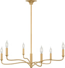 Six Light Chandelier<br /><span style="color:#4AB0CE;">Entrega: 4-10 dias en USA</span><br /><span style="color:#4AB0CE;font-size:60%;">PREGUNTE POR ENTREGA EN PANAMA</span><br />Collection: Chatsworth<br />Finish: Gild/Gild