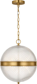 Three Light Pendant<br /><span style="color:#4AB0CE;">Entrega: 19-20 semanas en USA</span><br /><span style="color:#4AB0CE;font-size:60%;">PREGUNTE POR ENTREGA EN PANAMA</span><br />Collection: Lucinda<br />Finish: Burnished Brass | Burnished Brass