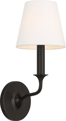 One Light Wall Sconce<br /><span style="color:#4AB0CE;">Entrega: 4-10 dias en USA</span><br /><span style="color:#4AB0CE;font-size:60%;">PREGUNTE POR ENTREGA EN PANAMA</span><br />Collection: Chatsworth<br />Finish: Aged Iron | Aged Iron
