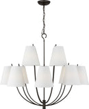 12 Light Chandelier<br /><span style="color:#4AB0CE;">Entrega: 4-10 dias en USA</span><br /><span style="color:#4AB0CE;font-size:60%;">PREGUNTE POR ENTREGA EN PANAMA</span><br />Collection: Marina<br />Finish: Aged Iron | Aged Iron