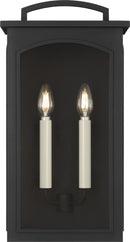 Two Light Wall Lantern<br /><span style="color:#4AB0CE;">Entrega: 9-10 semanas en USA</span><br /><span style="color:#4AB0CE;font-size:60%;">PREGUNTE POR ENTREGA EN PANAMA</span><br />Collection: Modesto<br />Finish: Textured Black | Textured Black