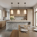 Visual Comfort Studio - CP1491AI - One Light Pendant - Savina - Aged Iron | Aged Iron
