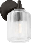 One Light Bath<br /><span style="color:#4AB0CE;">Entrega: 4-10 dias en USA</span><br /><span style="color:#4AB0CE;font-size:60%;">PREGUNTE POR ENTREGA EN PANAMA</span><br />Collection: Barstow<br />Finish: Aged Iron | Aged Iron