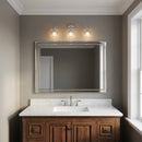 Visual Comfort Studio - CV1093PN - Three Light Bath - Barstow - Polished Nickel | Polished Nickel