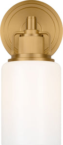 One Light Bath<br /><span style="color:#4AB0CE;">Entrega: 4-10 dias en USA</span><br /><span style="color:#4AB0CE;font-size:60%;">PREGUNTE POR ENTREGA EN PANAMA</span><br />Collection: Ashford<br />Finish: Burnished Brass | Burnished Brass