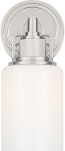 One Light Bath<br /><span style="color:#4AB0CE;">Entrega: 4-10 dias en USA</span><br /><span style="color:#4AB0CE;font-size:60%;">PREGUNTE POR ENTREGA EN PANAMA</span><br />Collection: Ashford<br />Finish: Polished Nickel/Polished Nickel