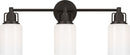 Three Light Bath<br /><span style="color:#4AB0CE;">Entrega: 4-10 dias en USA</span><br /><span style="color:#4AB0CE;font-size:60%;">PREGUNTE POR ENTREGA EN PANAMA</span><br />Collection: Ashford<br />Finish: Aged Iron | Aged Iron