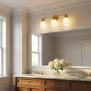 Visual Comfort Studio - CV1113BBS - Three Light Bath - Ashford - Burnished Brass | Burnished Brass