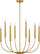 Eight Light Chandelier<br /><span style="color:#4AB0CE;">Entrega: 4-10 dias en USA</span><br /><span style="color:#4AB0CE;font-size:60%;">PREGUNTE POR ENTREGA EN PANAMA</span><br />Collection: Lois<br />Finish: Burnished Brass/Burnished Brass