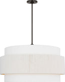 Six Light Hanging Shade<br /><span style="color:#4AB0CE;">Entrega: 4-10 dias en USA</span><br /><span style="color:#4AB0CE;font-size:60%;">PREGUNTE POR ENTREGA EN PANAMA</span><br />Collection: Belaro<br />Finish: Aged Iron | Aged Iron