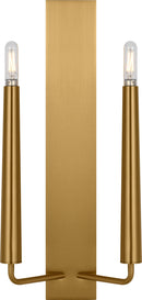 Two Light Wall Sconce<br /><span style="color:#4AB0CE;">Entrega: 4-10 dias en USA</span><br /><span style="color:#4AB0CE;font-size:60%;">PREGUNTE POR ENTREGA EN PANAMA</span><br />Collection: Lois<br />Finish: Burnished Brass | Burnished Brass