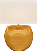 One Light Table Lamp<br /><span style="color:#4AB0CE;">Entrega: 17-18 semanas en USA</span><br /><span style="color:#4AB0CE;font-size:60%;">PREGUNTE POR ENTREGA EN PANAMA</span><br />Collection: Pente<br />Finish: Cracked Honey | Cracked Honey