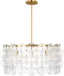 Eight Light Chandelier<br /><span style="color:#4AB0CE;">Entrega: 4-10 dias en USA</span><br /><span style="color:#4AB0CE;font-size:60%;">PREGUNTE POR ENTREGA EN PANAMA</span><br />Collection: Candace<br />Finish: Burnished Brass | Burnished Brass