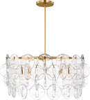 Five Light Chandelier<br /><span style="color:#4AB0CE;">Entrega: 4-10 dias en USA</span><br /><span style="color:#4AB0CE;font-size:60%;">PREGUNTE POR ENTREGA EN PANAMA</span><br />Collection: Candace<br />Finish: Burnished Brass | Burnished Brass