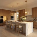 Visual Comfort Studio - KSC1174BBS - Four Light Lantern - Carlyle - Burnished Brass | Burnished Brass