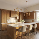 Visual Comfort Studio - KSC1194BBS - Four Light Lantern - Carlyle - Burnished Brass | Burnished Brass