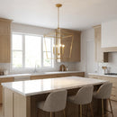 Visual Comfort Studio - KSC1204BBS - Four Light Lantern - Carlyle - Burnished Brass | Burnished Brass