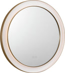 LED Mirror<br /><span style="color:#4AB0CE;">Entrega: 4-10 dias en USA</span><br /><span style="color:#4AB0CE;font-size:60%;">PREGUNTE POR ENTREGA EN PANAMA</span><br />Collection: Chopin<br />Finish: Burnished Brass | Burnished Brass