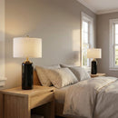Visual Comfort Studio - KST1241CBK - One Light Table Lamp - Lauren - Black Ceramic | Black Ceramic