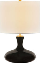 One Light Table Lamp<br /><span style="color:#4AB0CE;">Entrega: 4-10 dias en USA</span><br /><span style="color:#4AB0CE;font-size:60%;">PREGUNTE POR ENTREGA EN PANAMA</span><br />Collection: Amber<br />Finish: Black Ceramic | Black Ceramic