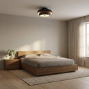 Visual Comfort Studio - LXF1031AI - One Light Flush Mount - Solene - Aged Iron | Aged Iron