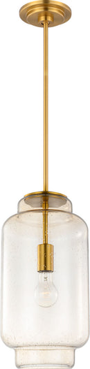 One Light Pendant<br /><span style="color:#4AB0CE;">Entrega: 4-10 dias en USA</span><br /><span style="color:#4AB0CE;font-size:60%;">PREGUNTE POR ENTREGA EN PANAMA</span><br />Collection: Nodier<br />Finish: Burnished Brass | Burnished Brass