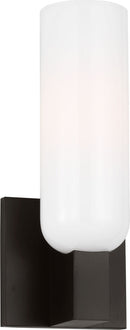 One Light Bath<br /><span style="color:#4AB0CE;">Entrega: 4-10 dias en USA</span><br /><span style="color:#4AB0CE;font-size:60%;">PREGUNTE POR ENTREGA EN PANAMA</span><br />Collection: Maroux<br />Finish: Aged Iron | Aged Iron