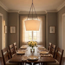 Visual Comfort Studio - PCP1033AI - Three Light Hanging Shade - Herve - Aged Iron | Aged Iron