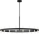 LED Chandelier<br /><span style="color:#4AB0CE;">Entrega: 4-10 dias en USA</span><br /><span style="color:#4AB0CE;font-size:60%;">PREGUNTE POR ENTREGA EN PANAMA</span><br />Collection: Silas<br />Finish: Midnight Black/Midnight Black