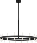 LED Chandelier<br /><span style="color:#4AB0CE;">Entrega: 4-10 dias en USA</span><br /><span style="color:#4AB0CE;font-size:60%;">PREGUNTE POR ENTREGA EN PANAMA</span><br />Collection: Silas<br />Finish: Midnight Black/Midnight Black