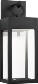 LED Wall Lantern<br /><span style="color:#4AB0CE;">Entrega: 8-9 semanas en USA</span><br /><span style="color:#4AB0CE;font-size:60%;">PREGUNTE POR ENTREGA EN PANAMA</span><br />Collection: Sesha<br />Finish: Textured Black | Textured Black