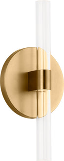 LED Wall Sconce<br /><span style="color:#4AB0CE;">Entrega: 2-3 semanas en USA</span><br /><span style="color:#4AB0CE;font-size:60%;">PREGUNTE POR ENTREGA EN PANAMA</span><br />Collection: Silas<br />Finish: Burnished Brass | Burnished Brass