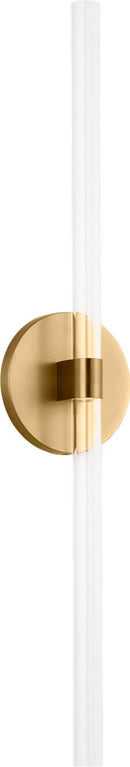 LED Wall Sconce<br /><span style="color:#4AB0CE;">Entrega: 4-10 dias en USA</span><br /><span style="color:#4AB0CE;font-size:60%;">PREGUNTE POR ENTREGA EN PANAMA</span><br />Collection: Silas<br />Finish: Burnished Brass | Burnished Brass