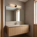 Visual Comfort Studio - SLW1102MBK - LED Wall Sconce - Silas - Midnight Black | Midnight Black
