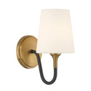 One Light Bath Sconce<br /><span style="color:#4AB0CE;">Entrega: 4-10 dias en USA</span><br /><span style="color:#4AB0CE;font-size:60%;">PREGUNTE POR ENTREGA EN PANAMA</span><br />Collection: Brienne<br />Finish: Legacy Brass