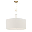 Three Light Pendant<br /><span style="color:#4AB0CE;">Entrega: 4-10 dias en USA</span><br /><span style="color:#4AB0CE;font-size:60%;">PREGUNTE POR ENTREGA EN PANAMA</span><br />Collection: Molvene<br />Finish: Legacy Brass