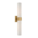 Two Light Bath Bar<br /><span style="color:#4AB0CE;">Entrega: 4-10 dias en USA</span><br /><span style="color:#4AB0CE;font-size:60%;">PREGUNTE POR ENTREGA EN PANAMA</span><br />Collection: Delgada<br />Finish: Legacy Brass