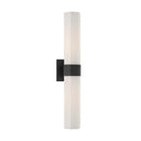 Two Light Bath Bar<br /><span style="color:#4AB0CE;">Entrega: 4-10 dias en USA</span><br /><span style="color:#4AB0CE;font-size:60%;">PREGUNTE POR ENTREGA EN PANAMA</span><br />Collection: Delgada<br />Finish: Dark Matte Black