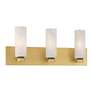Three Light Vanity<br /><span style="color:#4AB0CE;">Entrega: 4-10 dias en USA</span><br /><span style="color:#4AB0CE;font-size:60%;">PREGUNTE POR ENTREGA EN PANAMA</span><br />Collection: Wexmere<br />Finish: Legacy Brass