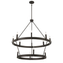 12 Light Pendant<br /><span style="color:#4AB0CE;">Entrega: 4-10 dias en USA</span><br /><span style="color:#4AB0CE;font-size:60%;">PREGUNTE POR ENTREGA EN PANAMA</span><br />Collection: Dalvor<br />Finish: Dark Bronze
