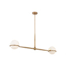 Two Light Linear Chandelier<br /><span style="color:#4AB0CE;">Entrega: 4-10 dias en USA</span><br /><span style="color:#4AB0CE;font-size:60%;">PREGUNTE POR ENTREGA EN PANAMA</span><br />Collection: Orstyn<br />Finish: Legacy Brass