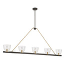 Five Light Linear Chandelier<br /><span style="color:#4AB0CE;">Entrega: 4-10 dias en USA</span><br /><span style="color:#4AB0CE;font-size:60%;">PREGUNTE POR ENTREGA EN PANAMA</span><br />Collection: Noellea<br />Finish: Dark Bronze