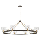 Eight Light Chandelier<br /><span style="color:#4AB0CE;">Entrega: 4-10 dias en USA</span><br /><span style="color:#4AB0CE;font-size:60%;">PREGUNTE POR ENTREGA EN PANAMA</span><br />Collection: Noellea<br />Finish: Dark Bronze