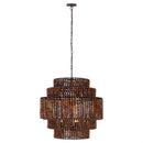 Nine Light Pendant<br /><span style="color:#4AB0CE;">Entrega: 4-10 dias en USA</span><br /><span style="color:#4AB0CE;font-size:60%;">PREGUNTE POR ENTREGA EN PANAMA</span><br />Collection: Beaudelle<br />Finish: Dark Bronze