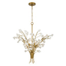 Six Light Chandelier<br /><span style="color:#4AB0CE;">Entrega: 4-10 dias en USA</span><br /><span style="color:#4AB0CE;font-size:60%;">PREGUNTE POR ENTREGA EN PANAMA</span><br />Collection: Ramus<br />Finish: Painted Legacy Brass