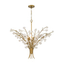 Eight Light Chandelier<br /><span style="color:#4AB0CE;">Entrega: 4-10 dias en USA</span><br /><span style="color:#4AB0CE;font-size:60%;">PREGUNTE POR ENTREGA EN PANAMA</span><br />Collection: Ramus<br />Finish: Painted Legacy Brass