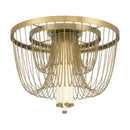 LED Flush Mount<br /><span style="color:#4AB0CE;">Entrega: 4-10 dias en USA</span><br /><span style="color:#4AB0CE;font-size:60%;">PREGUNTE POR ENTREGA EN PANAMA</span><br />Collection: Jezelle<br />Finish: Legacy Brass